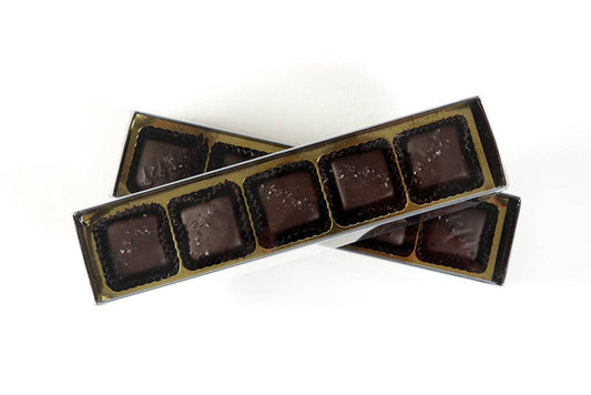 Dark Salted Caramels 5 pc Box